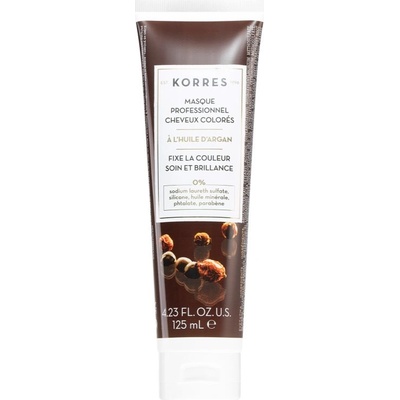 KORRES Argan Oil подхранваща маска за боядисана коса 125ml