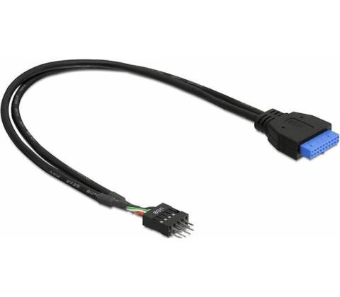 Delock 83095 0,3m černý