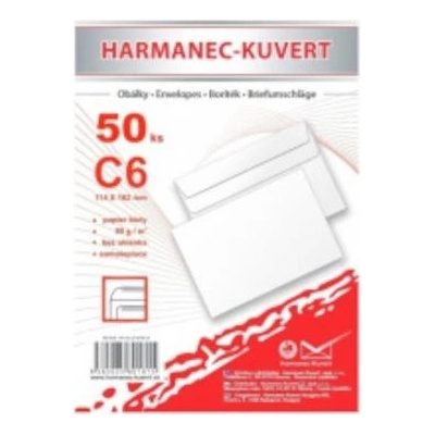 Obálka C6 Junior samolepící 114x162mm 50 ks