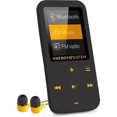 Energy Sistem TOUCH MP4 плейър, 16GB, сензорен дисплей, FM радио, Bluetooth, жълт нюанс