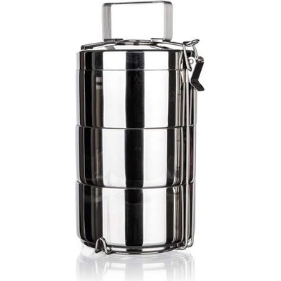 Jídlonosič Banquet nerezový dvoustěnný Akcent, 3 díly