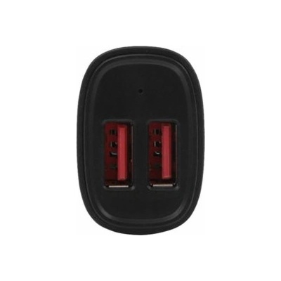 Startech Dual Port USB Car Charger - High Power 24W/4.8A - Black - 2-Port USB Car Charger - Charge two tablets at once (USB2PCARBKS) - Napájecí adaptér do auta - 24 Watt - 4.8 A - 2 výstupní konektory