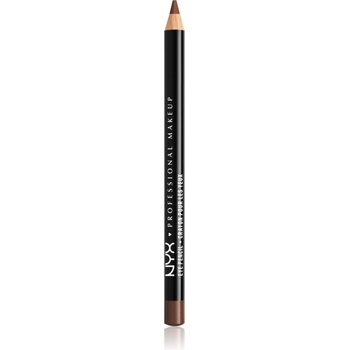 NYX Professional Makeup Eye and Eyebrow Pencil прецизен молив за очи цвят Dark Brown 1.2 гр