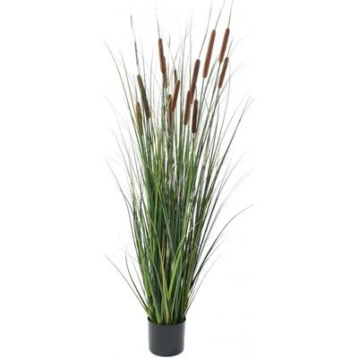 Luxusní umělá travina CATTAIL TRÁVA, 150cm