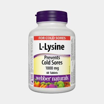 Webber Naturals L- Lysine 1000mg 60 kapsúl