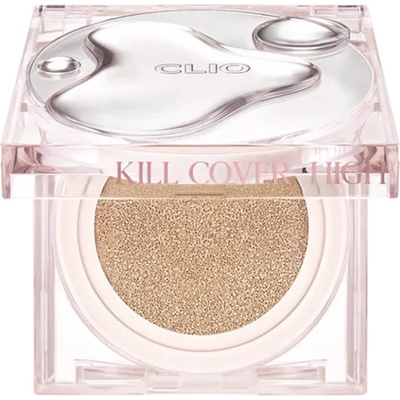 Clio Kill Cover High Glow Cushion SPF50+ PA+++ - 3 Linen - Лек кушън фон дьо тен (14г x 2бр)