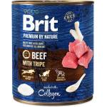 Brit Консерва Brit premium by Nature говеждо и тръбички 800 г