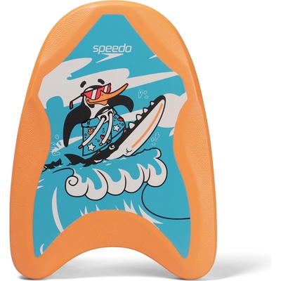Speedo Learn to Swim Printed Float - Azu Blue/Orange