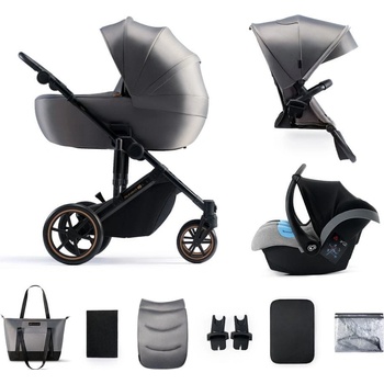 Kinderkraft stroller 3in1 PRIME 2 SHADOW GREY 2023