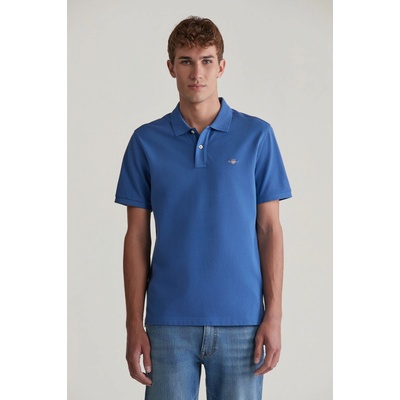 Gant Reg Shield SS Pique Polo capri blue
