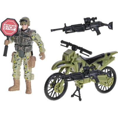 Mikro Войник шарнирно съединен 10см стоящ с аксесоари