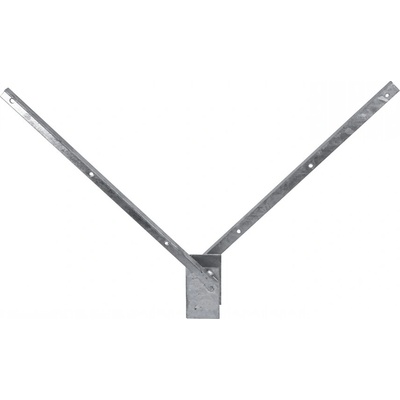 PILECKÝ Bavolet pro sloupek PILOFOR pozinkovaný oboustranný 60 x 60 mm