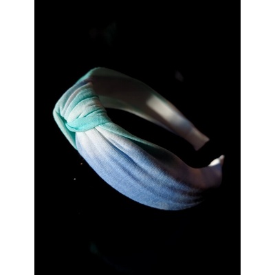 Radi handmade Диадема с възел от трико в синьо лилаво (834)