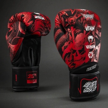 Image 1 of VENUM Боксови Ръкавици Venum 20th Anniversary Boxing Gloves - Black/Red - 14 oz