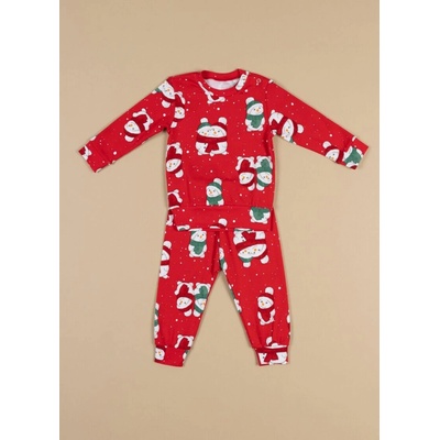 Pyžamo SNĚHULÁCI červené BABY Extreme Intimo