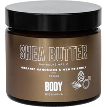 Beauty By Simona Body By Simona CEDAR Organické ručně vyráběné bambucké máslo pro muže i ženy 250 ml