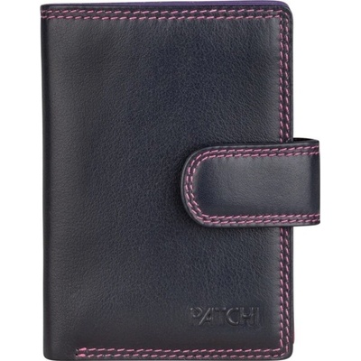 Patchi kožená mini peněženka RFID 3001022.61.40 fialová / multicolor