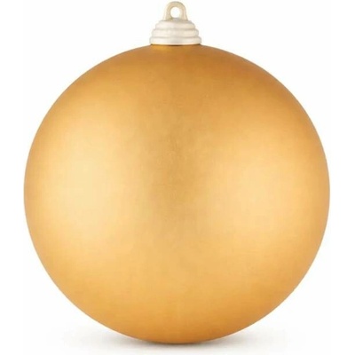 DECOLED Veľká vianočná guľa 20 cm, zlatá, matná, UV