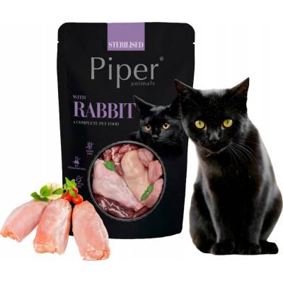 Piper Animals Sterilizované s králíkem 10x100 g