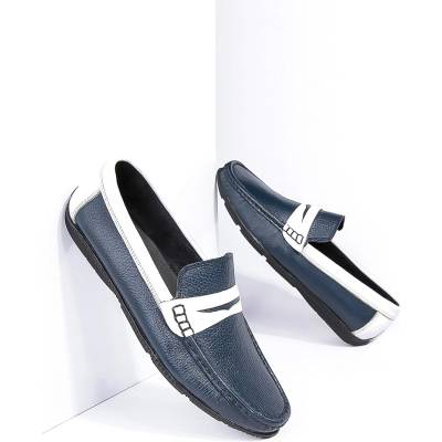 Grand Polo Club Gpc polo Мъжки кожени обувки - Сини с бяло 795965691 (265243_Синьо)