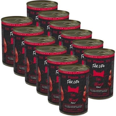 Fitmin Cat For Life Beef 12 x 400 g