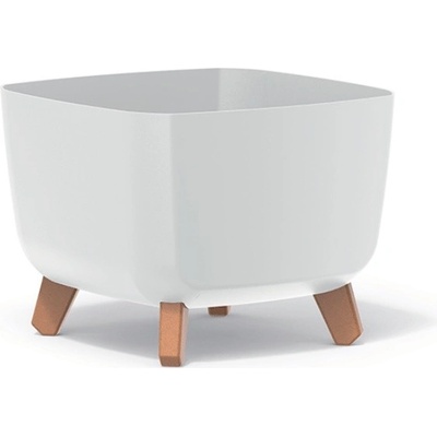 Prosperplast GRACIA SQUARE Květináč 29 cm bílý