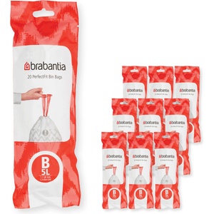 Brabantia Торби за боклук B PERFECTFIT 5 л, 200 бр. , Brabantia (BRAB100314)