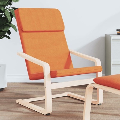 vidaXL relaxační židle textil 351057 tmavě žlutá