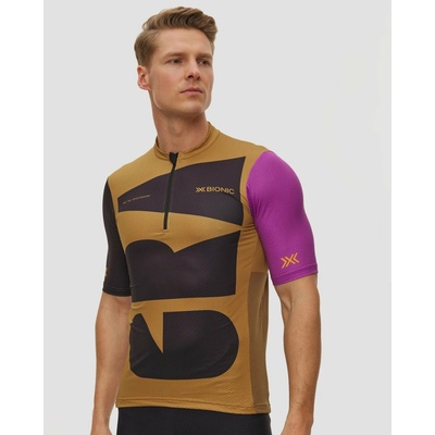 X-bionic Corefusion Gravel Jersey Béžové A čierne