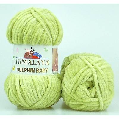 Himalaya příze Dolphin Baby 80359 matná bledě zelená