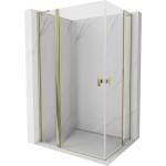 Mexen Mist L Duo отваряема душ кабина 110 x 105 см, прозрачен, злато - 8A4L-110-105-50-00 (8A4L-110-105-50-00)