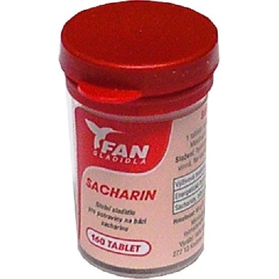 Fan Sacharín Umelé sladidlo 160 tabliet v dóze 10 g