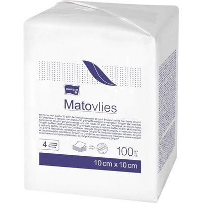 Matovlies 10 x 10 cm 100 ks kompresy netk.text.30 g 4vr