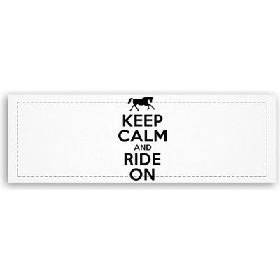 Fotoobraz 150x55 cm panorama Keep calm and ride on