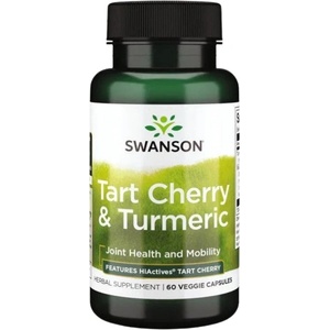 Swanson Tart Cherry & Turmeric [60 капсули]