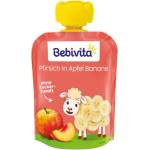 Bebivita Плодова закуска Ябълка, банан и праскова 90 гр. - 12+ месеца