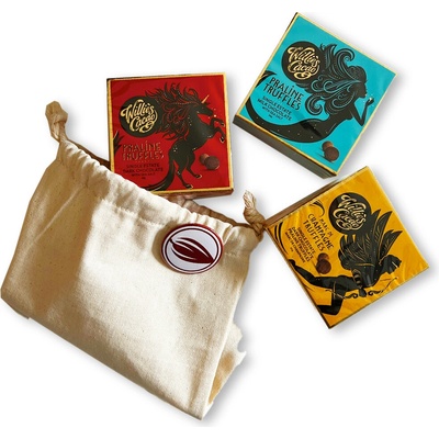 Willie's Cacao degustační sada Malá truffles degustace 105 g
