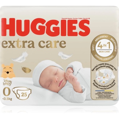 Huggies Extra Care Size 0 еднократни пелени