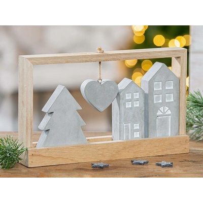 Gilde Stojánek s reliéfem, obdélníkový, motiv domu Casa, 15 cm