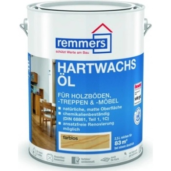 Remmers premium Tvrdý voskový olej 0,375 l farblos