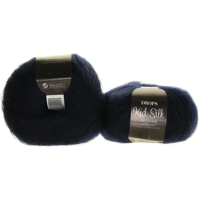 Drops Kid-Silk 65 tmavá navy