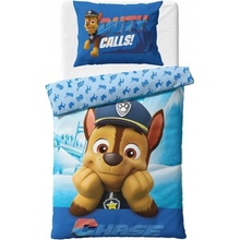 Carbotex bavlna obliečky Labková patrola Paw Patrol motív policajt Chase 100% bavlna 70x90 140x200