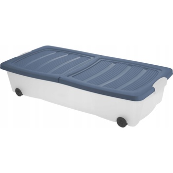 Image 1 of КУТИЯ ЗА СЪХРАНЕНИЕ С КОЛЕЛА y54230960 32л 80х40х17см ЦВЕТЕН КАПАК (y54230960)