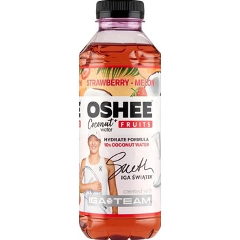 Oshee Fruits s kokosovou vodou Jahoda-Meloun 0,55 l