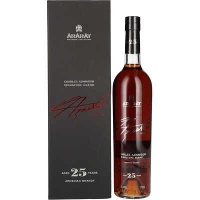 Ararat 25 Years Charles Aznavour Signature Blend 40% 0,7 l (kartón)