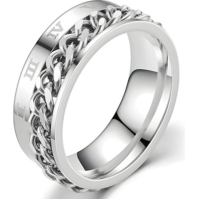 HARAHU Пръстен CH-16890 - Сребърен / 57mm KP16890 (CH-16890)