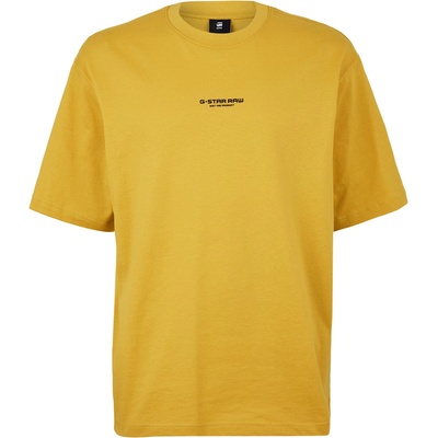 G Star Тениска G Star Logo T-Shirt - Dk Lemon