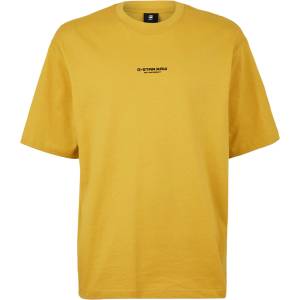 G Star Тениска G Star Logo T-Shirt - Dk Lemon