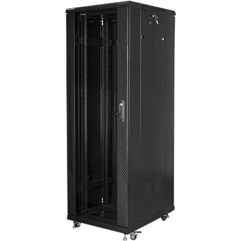 Lanberg rack cabinet 19" free-standing 37U / 600x800 self-assembly flat pack, black (FF01-6837-12B)