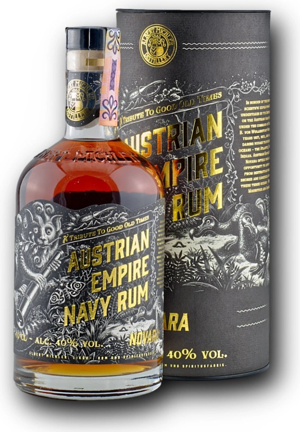 AUSTRIAN EMPIRE NAVY RUM 40% NOVARA ラム酒 Austrian Empire Navy Rum – ALBERT MICHLER DISTILLERY INT. Ltd.